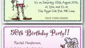 Funny 70th Birthday Invitations 40th 50th 60th 70th 80th 90th Personalised Funny Birthday