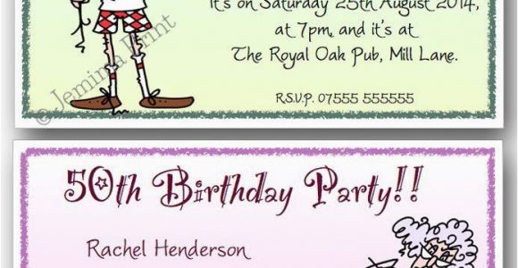 Funny 70th Birthday Invitations 40th 50th 60th 70th 80th 90th Personalised Funny Birthday