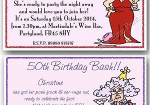 Funny 70th Birthday Invitations Personalised 40th 50th 60th 70th 80th 90th Funny Birthday