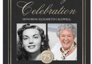 Funny 75th Birthday Invitations 75th Birthday Invitations 50 Gorgeous 75th Party Invites