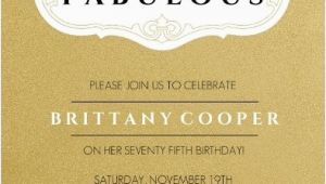 Funny 75th Birthday Invitations the Best 75th Birthday Invitations and Party Invitation