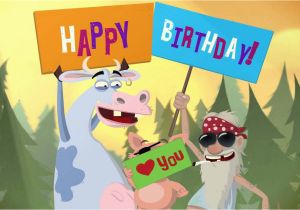 Funny Anime Birthday Cards Happy Birthday Animated Card Youtube