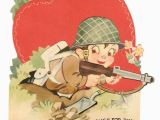 Funny Army Birthday Cards 71 Best Military Valentines Images On Pinterest Vintage