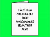 Funny Aunt Birthday Cards Awesome Aunt Card Funny Birthday Card Aunt Card by