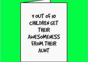 Funny Aunt Birthday Cards Awesome Aunt Card Funny Birthday Card Aunt Card by