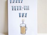 Funny Beer Birthday Cards the Illustrated Account Happy Beer Th Day Card Funny