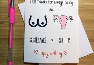 Funny Birthday Card Ideas for Mom Happy Birthday Mom Funny Mom Card Inappropriate Card Card