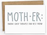 Funny Birthday Card Ideas for Mom Mom Cheap therapist Friend Card Definitions and Cards