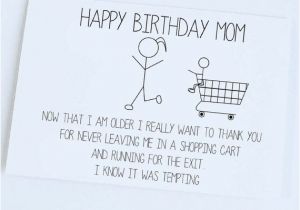 Funny Birthday Card Messages for Mom Mother Birthday Mom Birthday Funny Birthday Card Silly