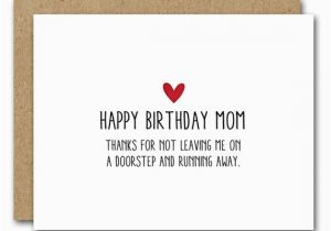 Funny Birthday Card Messages for Mom Printable Mom Birthday Card Funny Mom Card Instant Download