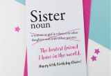 Funny Birthday Card Messages for Sister Sister Birthday Card Personalised by A is for Alphabet