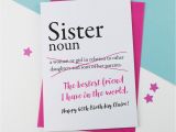 Funny Birthday Card Messages for Sister Sister Birthday Card Personalised by A is for Alphabet