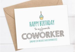 Funny Birthday Card Messages for Work Colleagues Birthday Card Coworker Birthday Card Funny Birthday Card