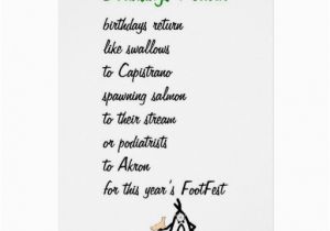 Funny Birthday Card Rhymes Birthdays Return A Funny Birthday Poem Card Zazzle