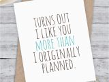 Funny Birthday Card Sayings for Boyfriend I Love You Card Boyfriend Card Awkward Card Snarky Card