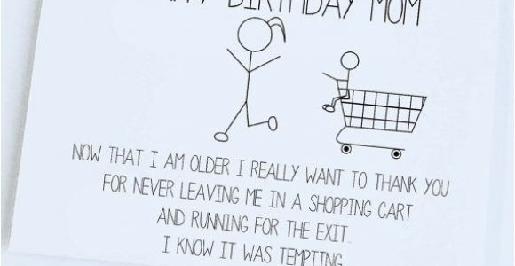 Funny Birthday Card Sayings for Mom Mother Birthday Mom Birthday Funny Birthday Card Silly