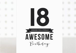 Funny Birthday Cards for 18 Year Olds 39 Awesome 18 39 Birthday Card by Doodlelove