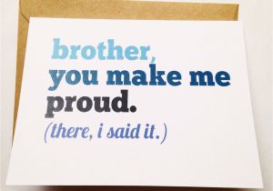 Funny Birthday Cards for A Brother Brother Card Brother Birthday Card Funny Card Card for