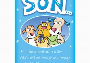 Funny Birthday Cards for A son Birthday Card for son Quotes Quotesgram