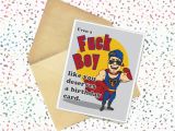 Funny Birthday Cards for Adults Fk Boy Like You Funny Birthday Card Adult Greeting Card