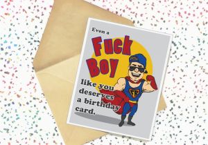 Funny Birthday Cards for Adults Fk Boy Like You Funny Birthday Card Adult Greeting Card