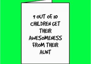 Funny Birthday Cards for Aunts Awesome Aunt Card Funny Birthday Card Aunt Card by