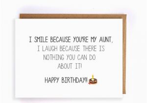 Funny Birthday Cards for Aunts Funny Happy Birthday Card for Aunt Blank Greeting Cards Cute