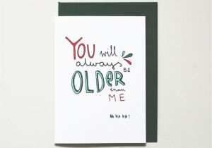Funny Birthday Cards for Brother From Sister Birthday Card Funny Birthday Card Older Brother Sister