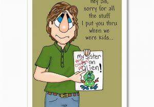Funny Birthday Cards for Brother From Sister Funny Birthday Wishes for Younger Brother From Sister