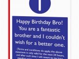 Funny Birthday Cards for Brothers Brother T Cs Birthday Card Brainboxcandy Com