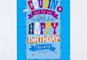 Funny Birthday Cards for Cousins Birthday Card Cousin Filled with Fun Only 89p