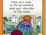 Funny Birthday Cards for Coworkers Coworker at Computer Funny Co Worker Birthday Card by