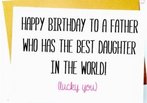 Funny Birthday Cards for Dad From Daughter Funny Father Daughter Birthday Card Birthday by