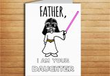 Funny Birthday Cards for Dad From Daughter Star Wars Christmas Card Birthday Card for Dad Gift From