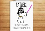 Funny Birthday Cards for Dad From Daughter Star Wars Christmas Card Birthday Card for Dad Gift From