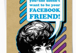 Funny Birthday Cards for Facebook Friends Facebook Friend Unique Birthday Greeting Card