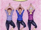 Funny Birthday Cards for Ladies Posing Yoga Women Funny Birthday Card Greeting Card by