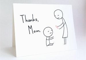 Funny Birthday Cards for Mom From son Cute Mother 39 S Day Card Funny Birthday Card for Mom