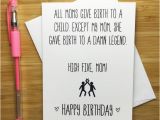 Funny Birthday Cards for Moms Funny Happy Birthday Mom Card Mother Happy Birthday Happy