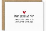 Funny Birthday Cards for Moms Printable Mom Birthday Card Funny Mom Card Instant Download