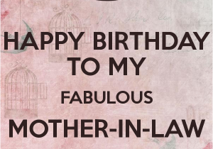 Funny Birthday Cards for Mother In Law Happy Birthday to My Fabulous Mother In Law Keep Calm