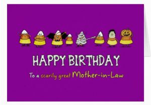 Funny Birthday Cards for Mother In Law Humorous Halloween Birthday for Mother In Law Card