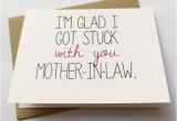 Funny Birthday Cards for Mother In Law Mother In Law Card Funny Card for Mother In Law Funny