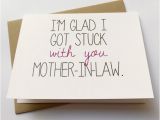 Funny Birthday Cards for Mother In Law Mother In Law Card Funny Card for Mother In Law Funny