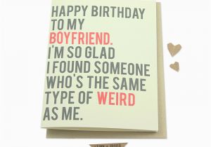 Funny Birthday Cards for My Boyfriend Funny Boyfriend Birthday Card Boyfriend 39 S by Grimmandproper