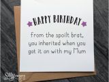 Funny Birthday Cards for Stepdad Birthday Cards for Step Dad Father Inherited Kid Child Spoilt