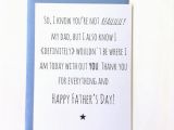 Funny Birthday Cards for Stepdad Step Father 39 S Day Card for Step Dad Like A by Spellingbeecards