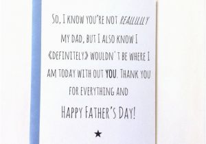 Funny Birthday Cards for Stepdad Step Father 39 S Day Card for Step Dad Like A by Spellingbeecards
