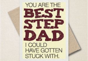 Funny Birthday Cards for Stepdad You 39 Re the Best Step Dad Father 39 S Day Card Funny Card