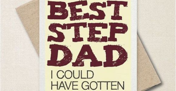 Funny Birthday Cards for Stepdad You 39 Re the Best Step Dad Father 39 S Day Card Funny Card